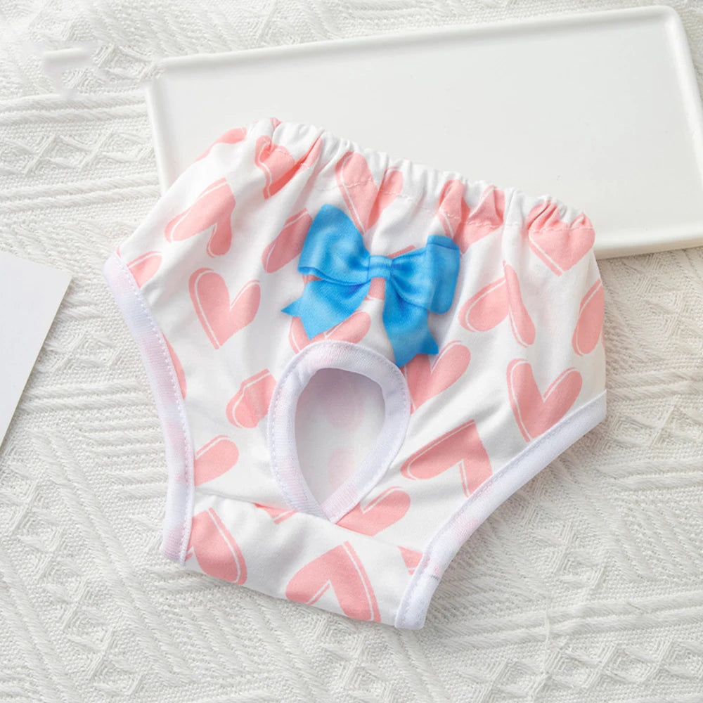 Princess Pet Panties Dog Clothes Menstrual Pants Flower Dog Diaper Female Puppy Physiological Pants Pet Physiological Pants