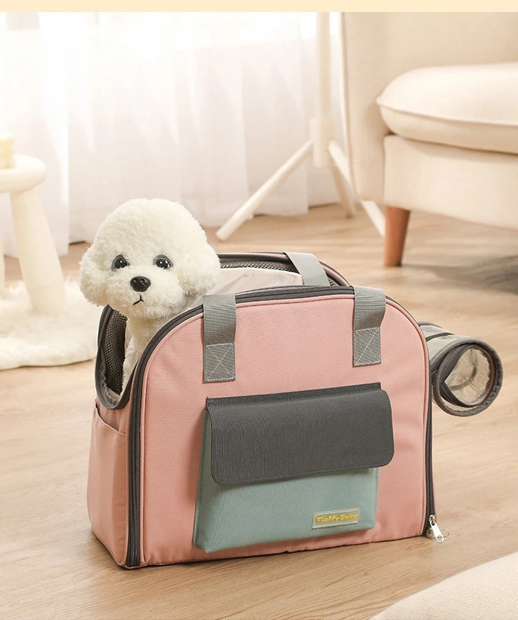 Multifunctional Pet Bag Cats and Dogs  Comfortable Breathable Shoulder Bag  Pet Carrier Dog Backpack Puppy Handbag Weight＜4KG