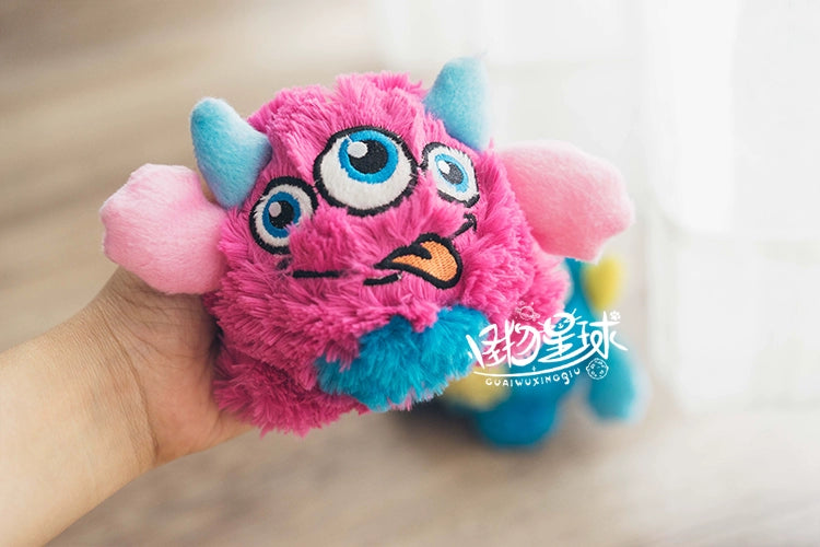 Little Monster Dog Voice Elastic Ball Pet Toy