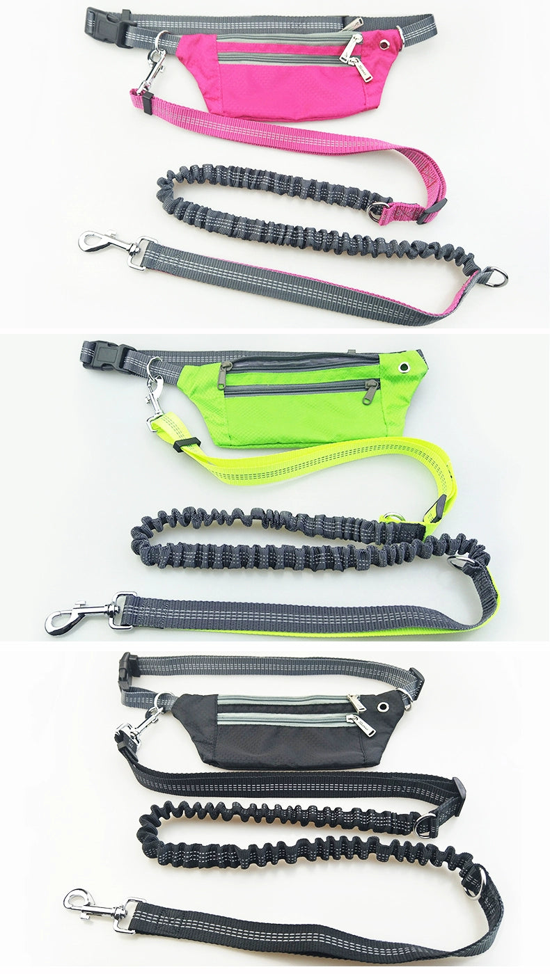 Running Dog Leash Belt for Walking Dogs