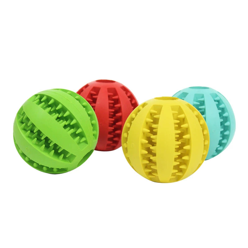 Dog Toy Ball Bite-Resistant Puppy Sound Large Dog Pet Puppy Tooth Cleaning Molar Teddy Elastic Self-Hi Relieving Stuffy