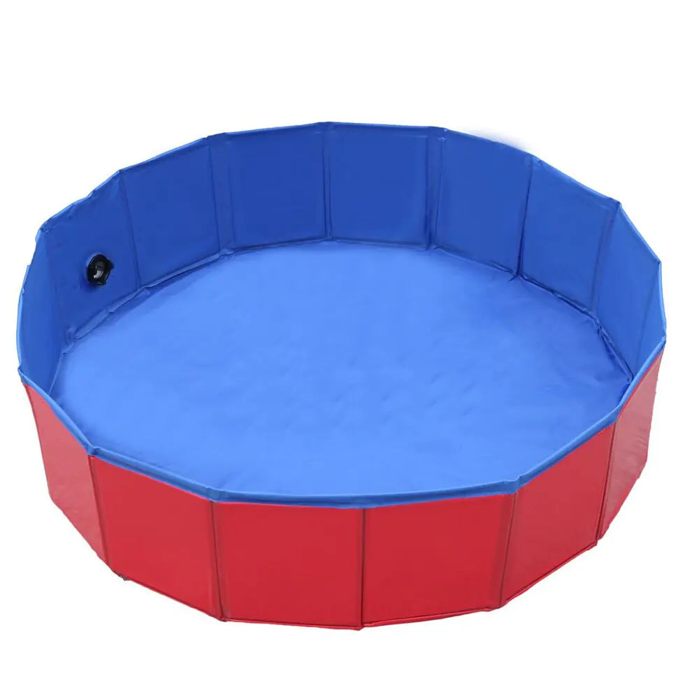 Piscine pliable en PVC pour chien, baignoire pour animaux de compagnie, piscine de lavage, baignoire intérieure et extérieure, piscine de refroidissement d'été, fournitures pour chiens et animaux de compagnie